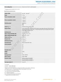 WSE16P-24162100A00 Datasheet Page 3