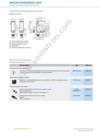 WSE16P-24162100A00 Datasheet Page 8