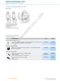 WSE16P-34162100A00 Datasheet Page 8