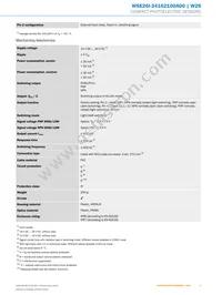 WSE26I-34162100A00 Datasheet Page 3