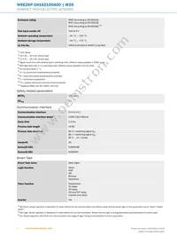 WSE26P-1H162100A00 Datasheet Page 4