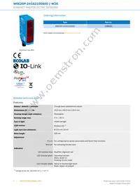 WSE26P-24162100A00 Datasheet Page 2