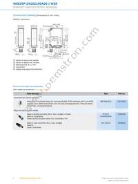 WSE26P-24162100A00 Datasheet Page 8