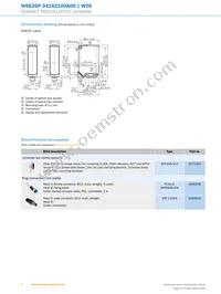 WSE26P-34162100A00 Datasheet Page 8