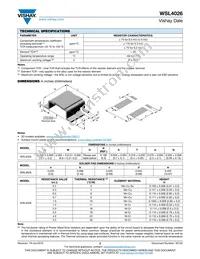 WSL4026L3000FEK Datasheet Page 2