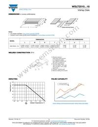 WSLT2010R0390FEB18 Datasheet Page 2