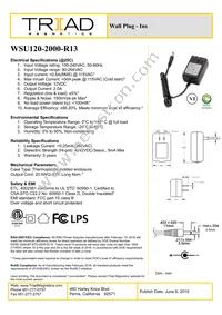 WSU120-2000-R13 Cover