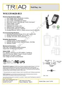 WSU135-0620-R13 Datasheet Cover