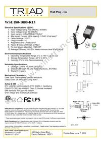 WSU180-1000-R13 Cover