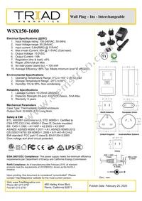 WSX150-1600-R Datasheet Cover