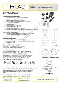 WSX240-1000-13 Cover