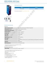 WT27L-2F430A Datasheet Page 2