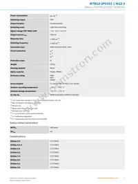 WTB12-3P2431 Datasheet Page 3
