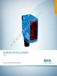 WTB16I-24161120A00 Datasheet Cover