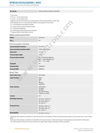 WTB16I-24161120A00 Datasheet Page 4