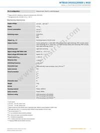 WTB16I-34161120A00 Datasheet Page 3