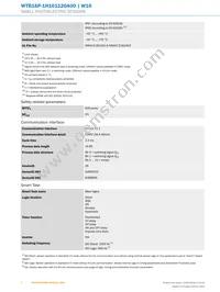 WTB16P-1H161120A00 Datasheet Page 4