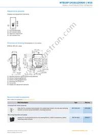 WTB16P-1H161120A00 Datasheet Page 7