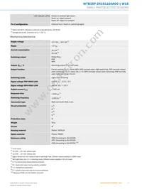 WTB16P-24161220A00 Datasheet Page 3