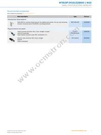 WTB16P-2416122BA00 Datasheet Page 7