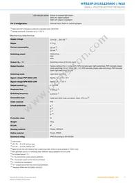 WTB16P-34161120A00 Datasheet Page 3