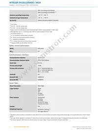 WTB16P-34161120A00 Datasheet Page 4