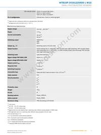 WTB16P-34161220A00 Datasheet Page 3