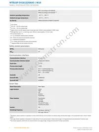 WTB16P-34161220A00 Datasheet Page 4