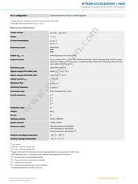 WTB26I-24161120A00 Datasheet Page 3