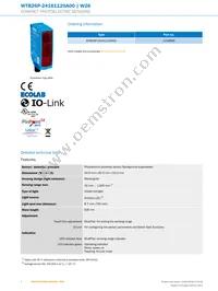 WTB26P-24161120A00 Datasheet Page 2