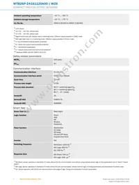 WTB26P-24161120A00 Datasheet Page 4