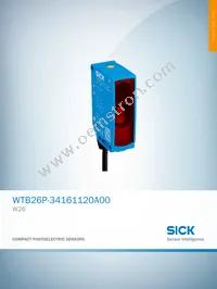 WTB26P-34161120A00 Datasheet Cover