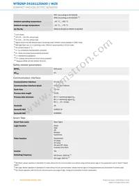 WTB26P-34161120A00 Datasheet Page 4