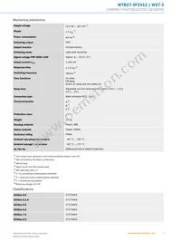 WTB27-3F2411 Datasheet Page 3