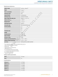 WTB27-3P2411 Datasheet Page 3
