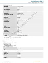 WTB27-3P2421 Datasheet Page 3