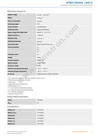 WTB27-3P2441 Datasheet Page 3