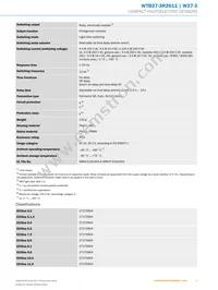 WTB27-3R2611 Datasheet Page 3