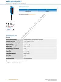 WTB2S-2P1330 Datasheet Page 2