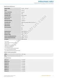 WTB2S-2P3160 Datasheet Page 3