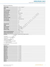 WTB4-3P2162 Datasheet Page 3