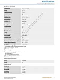 WTB9-3P2261 Datasheet Page 3