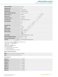 WTF12-3P2441 Datasheet Page 3