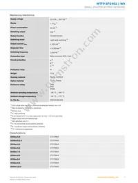 WTF9-3P2461 Datasheet Page 3