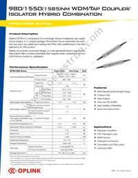 WTIH1598S012111 Datasheet Cover