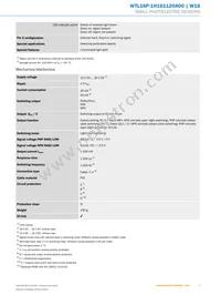 WTL16P-1H161120A00 Datasheet Page 3