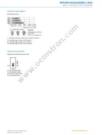 WTS16P-1H161120A00 Datasheet Page 7