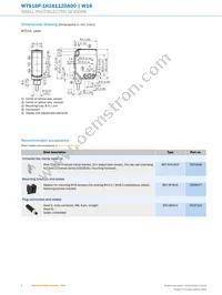 WTS16P-1H161120A00 Datasheet Page 8