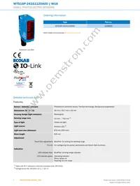 WTS16P-24161120A00 Datasheet Page 2