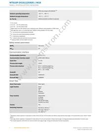 WTS16P-24161120A00 Datasheet Page 4